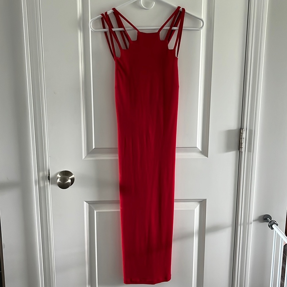 ASOS red dress